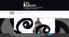 Desktop Screenshot of lagaleriarioja.com