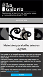 Mobile Screenshot of lagaleriarioja.com