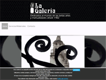 Tablet Screenshot of lagaleriarioja.com